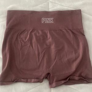 Victoria’s Secret PINK mauve active seamless shorts